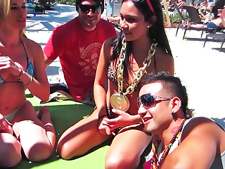 Outgoing sluts having debauched orgy with some very attracting guys