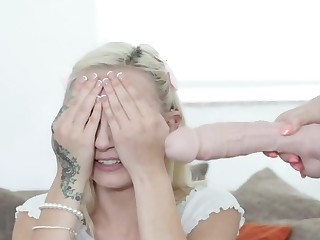 Full-bosomed MILF helps stepdaughter obtain sexual take on